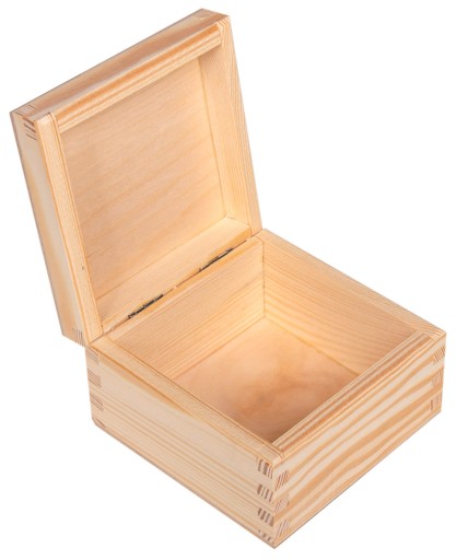 Drevená BOX KONTAJNER 10x10cm DARČEK