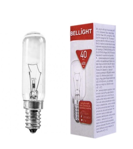 Stolná žiarovka T25 E14 40W Digestor chladničky stroj