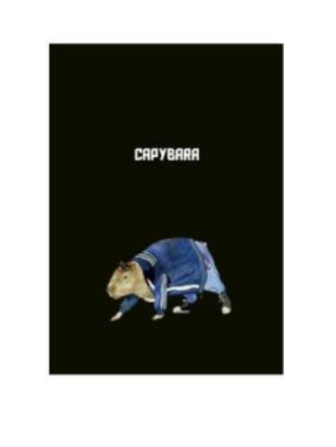 A5 ZÁPISNÍK 60 STRÁN CAPYBARA LINE CAPYBARA LAMINOVANÝ UNIPAP