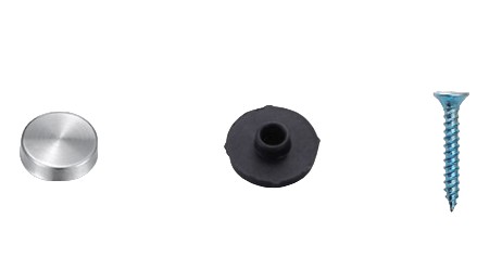 KRYT NA SKRUTKU 18mm 4 KS INOX