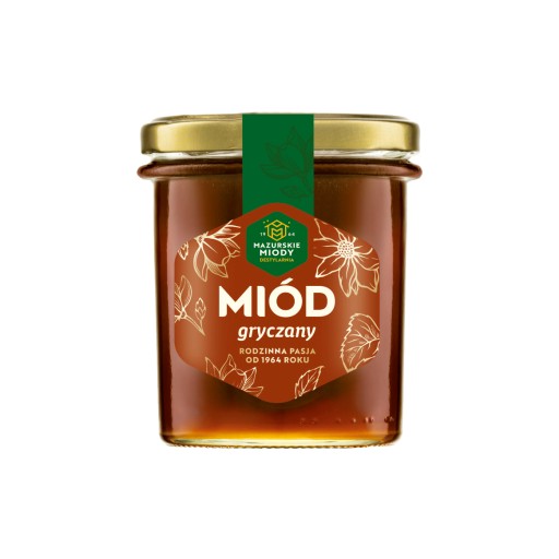 Mazurskie Miody Pohánkový med 400g