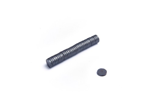 Cylindrický feritový magnet MW 10x2 F30 10 ks.