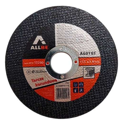 10KS KOVOVÝCH REZNÝCH KOTÚČOV 115 x 1,6 mm KOVOVÝCH REZNÝCH KOTÚČOV 115 SILNÝCH