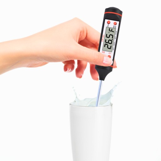 KUCHYŇSKÝ TEPLOMER ELEKTRICKÁ SONDA SO SONDA NA OLEJ VARENIE MÄSA VÍNO
