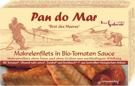 MAKERELOVÉ FILETKY V BIO RAJČINOVEJ Omáčke 120 g