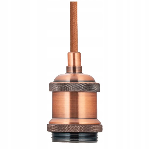 ZÁVESNÉ stropné svietidlo, ozdobný držiak žiarovky E27, LAMPA LOFT Copper