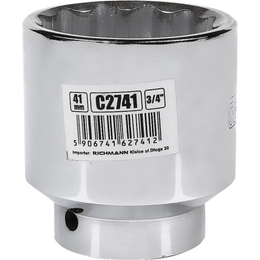 C2717 nástrčný kľúč 3/4'' 17 mm 12-bodový richmann