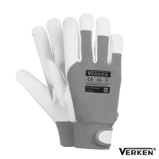 Pracovné rukavice z KOZEJ KOŽE na zváranie FITTERS VELCRO TIG PREMIUM veľkosť L 9