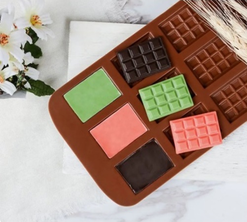 SILIKÓNOVÁ FORMA NA MINI ČOKOLÁDU ČOKOLÁDOVÁ TABUĽKA PRALINE ĽADOVÁ