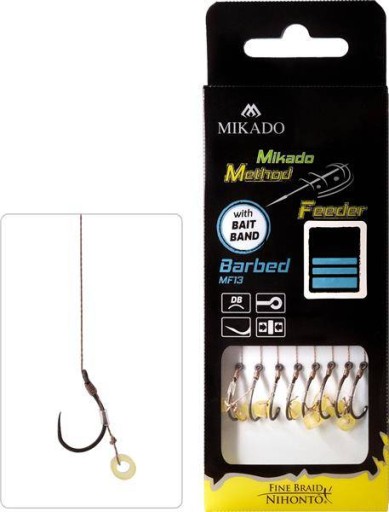HÁKY Č. 4 / 0,16 BRIDGE JAZDEC S GUMA NA ODČIATKU 10cm MIKADO