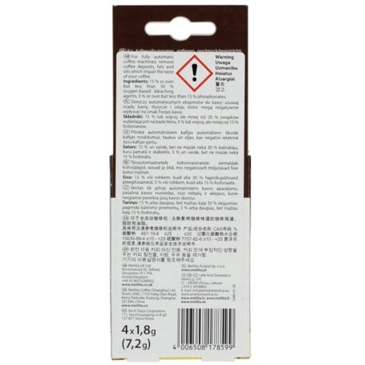 Melitta Latticia CI Latte Select tablety na čistenie kávovarov 4 ks