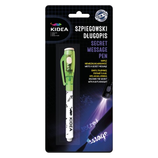 Špionážne pero Kidea neviditeľné LED pero