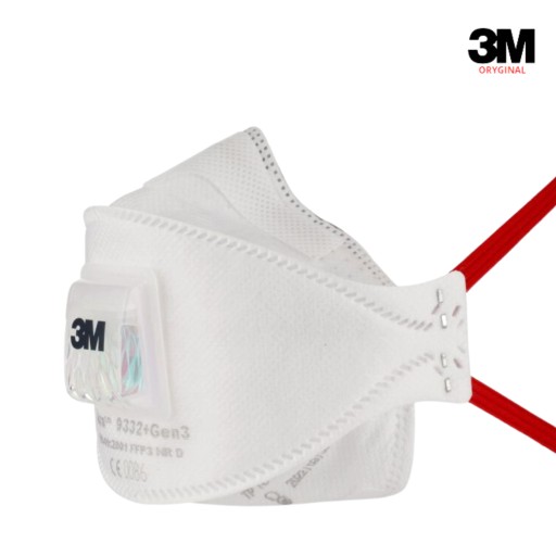 3M FFP3 MASKA FILTRACIA PROTIPRACHOVÁ POLOMASKA MODERNÁ 3M 9332+ Gen3