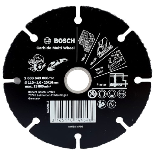 Bosch Carbide Multi Wheel rezací kotúč 110x20mm