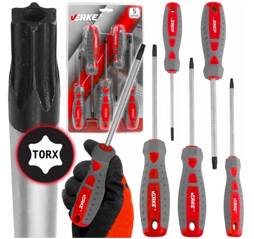 SÚPRAVA SKRUTKOVAČOV SKRUTKOVAČOV TORX T15-40