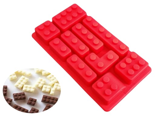FORMA SILIKÓNOVÁ FORMA ČOKOLÁDY PRRALINES ŽELÉ TORTY LEGO 914 TEHLY