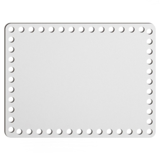 biely základný košík dno 19x25cm HDF obdĺžnik