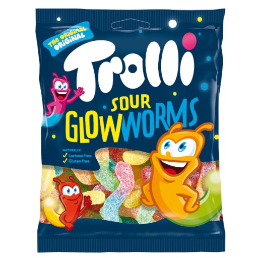 ŽELÉ Z TROLA ČERVA, KYSLA FAREBNÉ, 100g