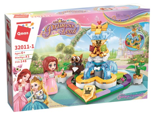 Qman 32011-1 PRINCEZNÁ LEAH DÚHOVÉ FONTÁNOVÉ BLOKY