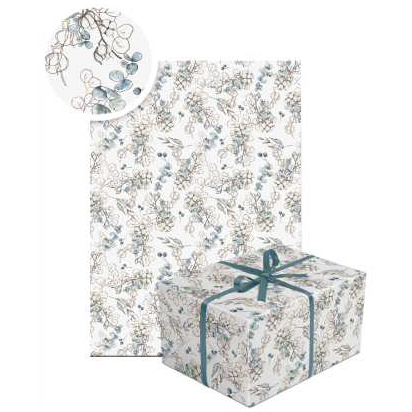 darčekový baliaci papier 70x200 cm elegantný + zoznam x1 ks