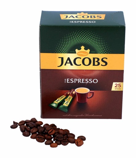 Instantná káva Jacobs Espresso v DE vrecúškach