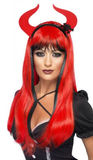DEVIL SET PÁS NA VIDLICE 30 CM HALLOWEEN