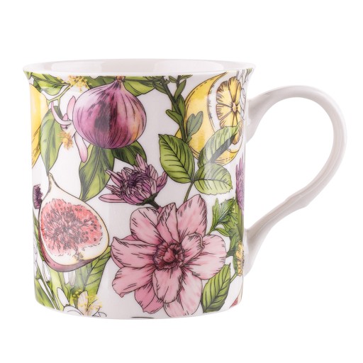 CITRÓNOVÝ HRNÍČEK ROVNÝ PORCELÁN 250 ML