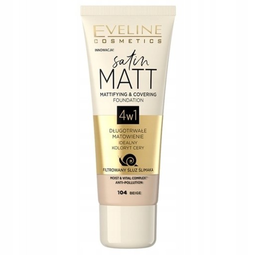 EVELINE MATIFIKAČNÝ PODKLAD SATÉNOVÝ MATNÝ 30ml 104