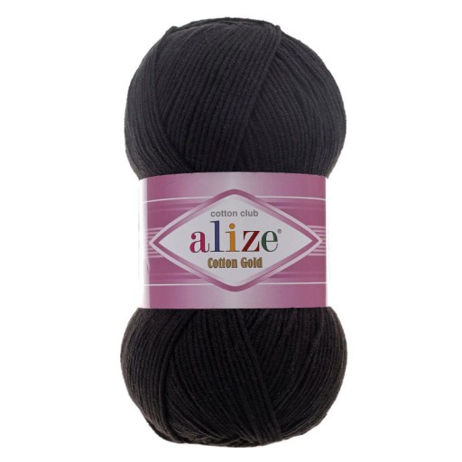 Alize Cotton Gold 60 čierna