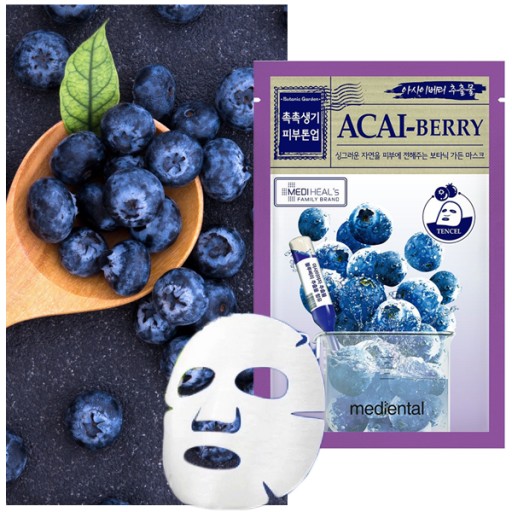 Kórejské hydratačné plátené masky - BERRY