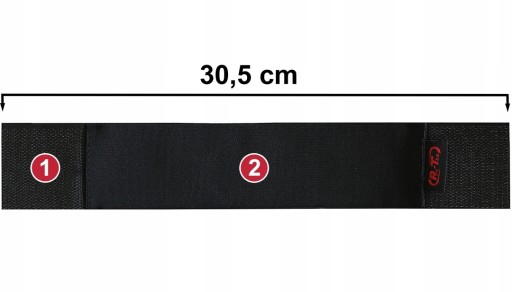 DRŽIAK NA VELCRO ORGANIZÁTOR PÁSKA DO KUPU 30,5 cm