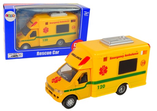 Auto Policajný hasičský zbor Friction Drive 3 modely