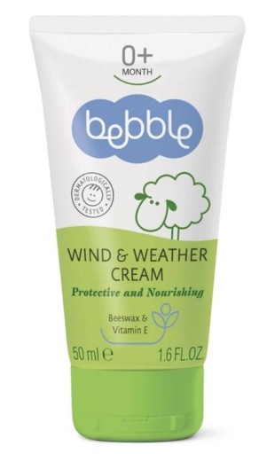 Zimný krém na tvár pre bábätká s ochranou proti vetru a mrazu 50ml BEBBLE
