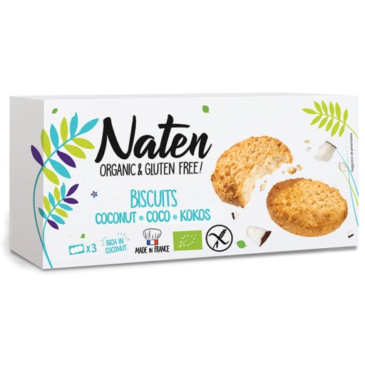 BEZLEPKOVÉ KOKOSOVÉ KOKOSOVÉ BIO 150 g - NATEN