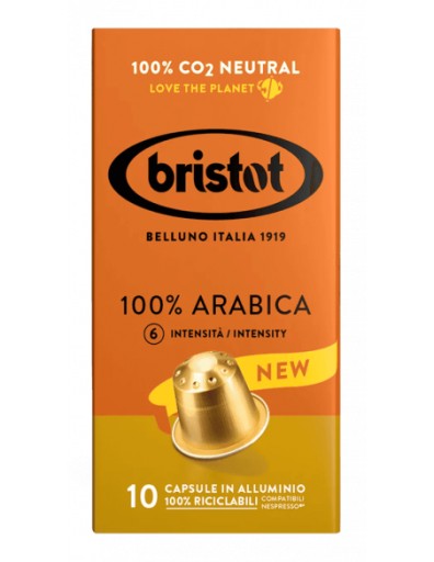 Nespresso kapsuly BRISTOT 100% ARABICA 10 ks.