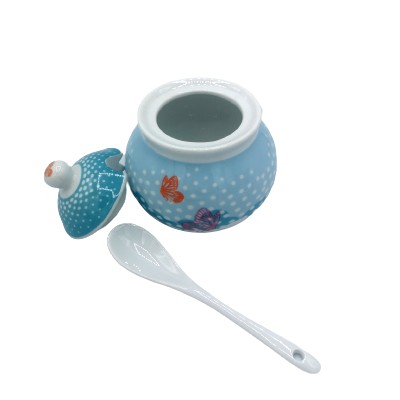 Porcelánová cukornička Wellberg s 200 ml lyžičkou