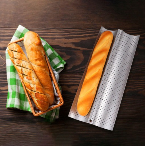 PLECH NA PEČIVO NA BAGETY PRE 2 BAGETY