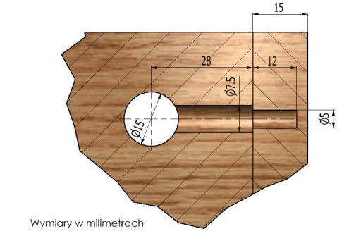 50x Excentrický nábytkový konektor + 15mm plochý kolík