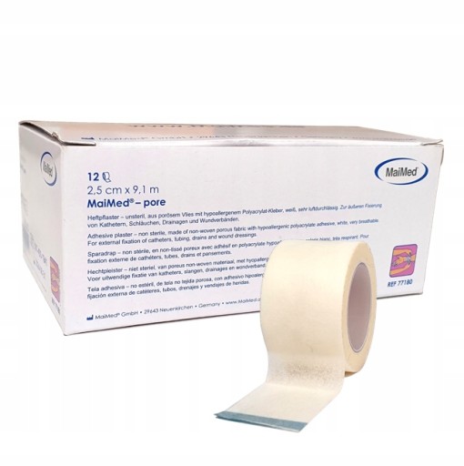 NETKANÉ LEPIDLO, VODEODOLNÉ, HYPOALERGÉNNE, JEMNÁ KOŽA 2,5CM 9,1M