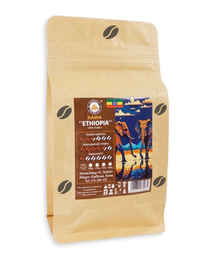 ETHIOPIA Djimmach káva 250g Arabica 100% 72H