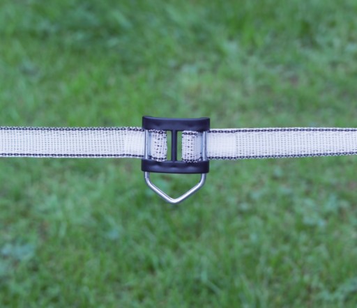 Kovová pastierska spojka, spojka pre elektrickú pastiersku pásku 20mm