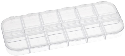Organizér 13x5x1,5 cm, 12 priehradiek, OR36