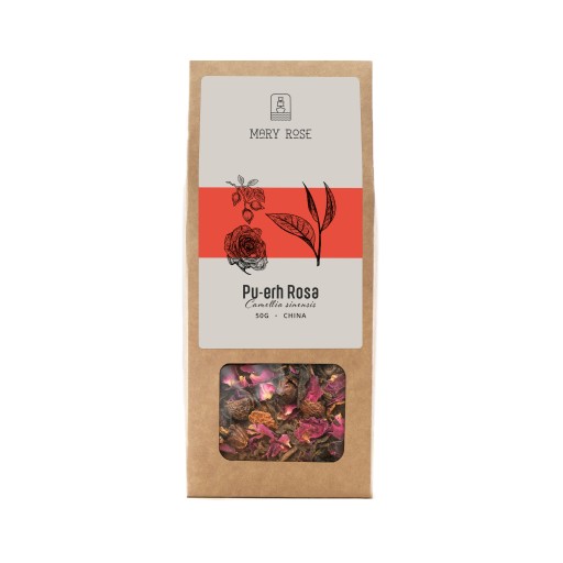 Mary Rose Pu-erh Rosa čaj 50 g