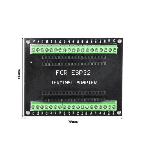 Prototypová doska ESP32 ESP8266 NodeMCU s adaptérom tienenia terminálu