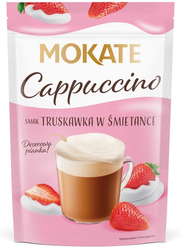Cappuccino mokate s príchuťou jahody a smotany 1