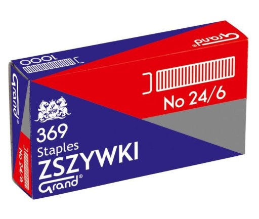 Zošívačky 24/6 - zošívačky do 20 listov - 1000 ks.