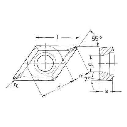 Rezná doštička DCMT11T308-HMP TG1225 IRON ROOT