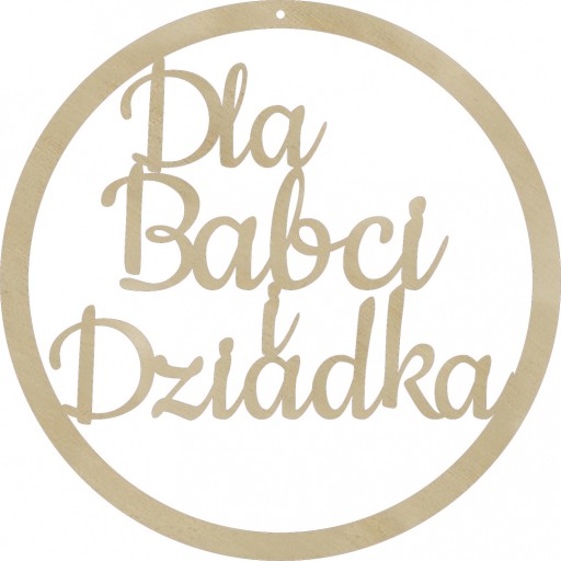 MILÁ BABIČKA chytačový prsteň ku dňu babičky, cca 30 cm