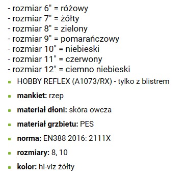 Kožené pracovné rukavice Ardon HOBBY, veľkosť 7, pár