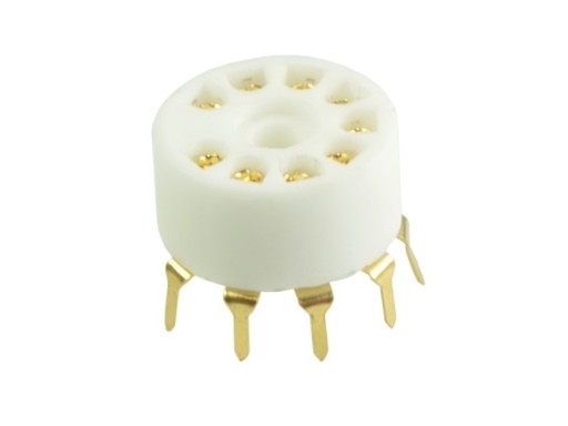 KERAMICKÁ ZÁSUVKA 9PIN PCB2 NOVAL ECC83 ECC82